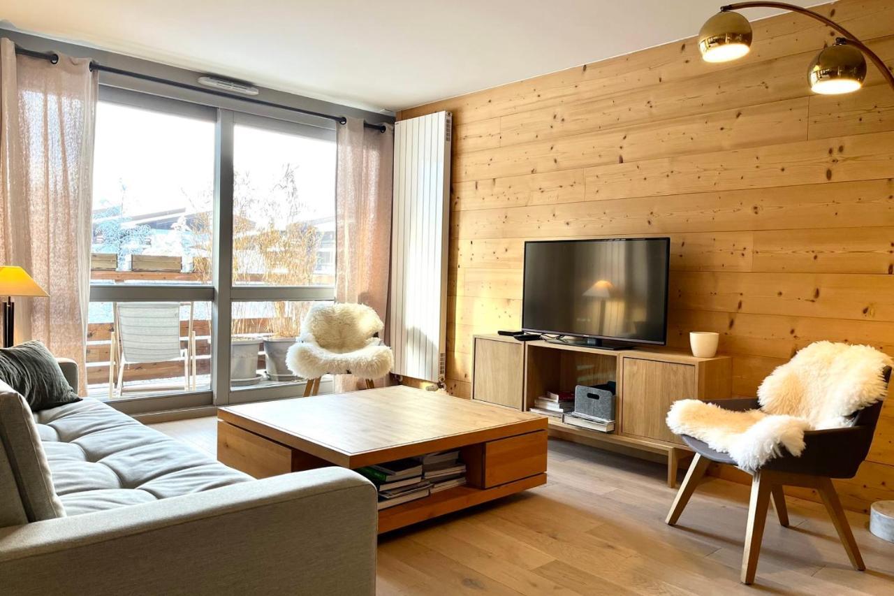 Modern Apt At The Foot Of The Slopes In Megève Exterior foto