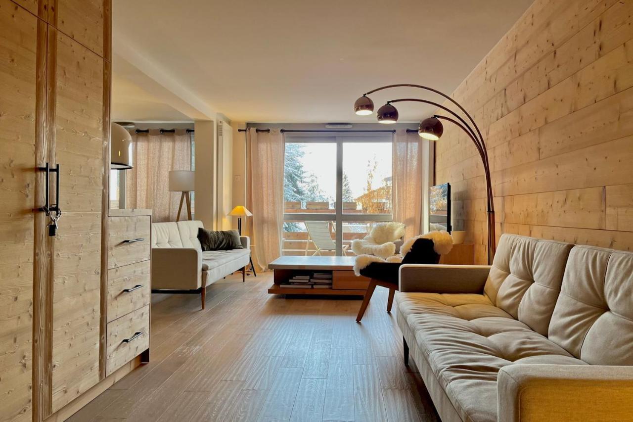 Modern Apt At The Foot Of The Slopes In Megève Exterior foto