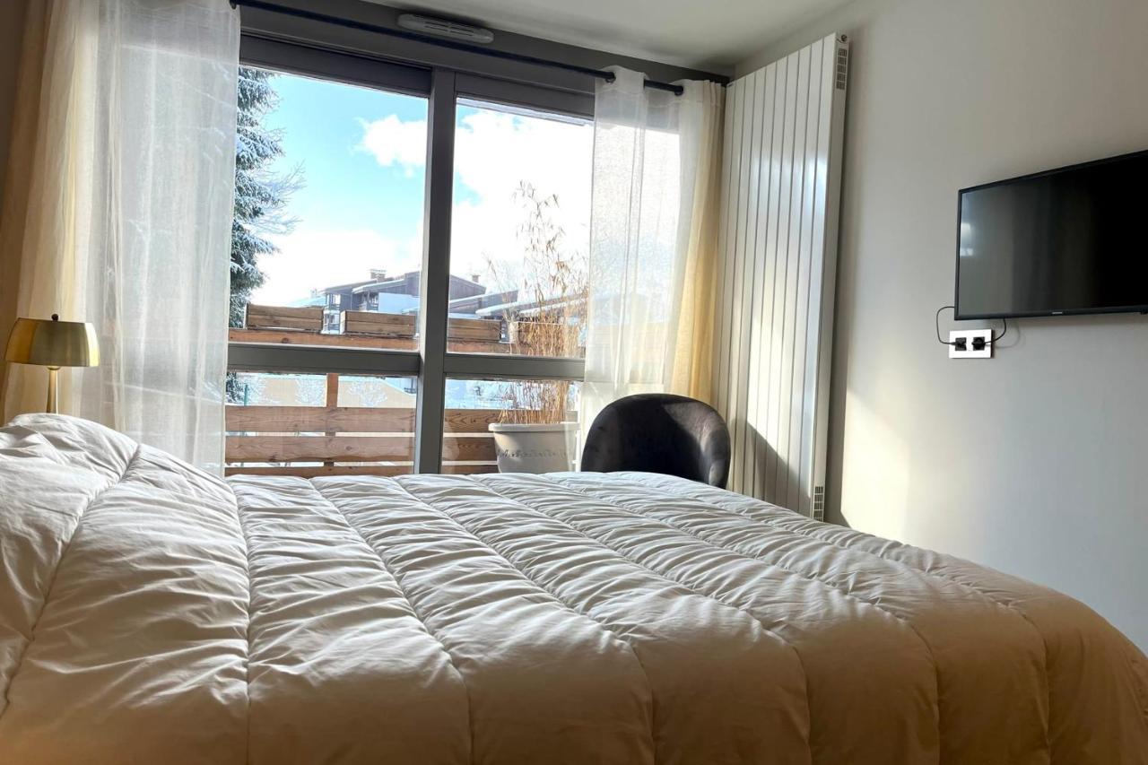Modern Apt At The Foot Of The Slopes In Megève Exterior foto